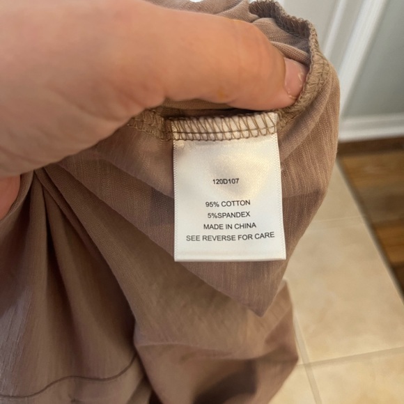 Knot sisters tan button down dress - Picture 5 of 5